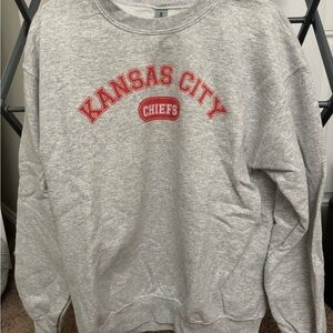 Kansas City Chiefs Gray Sweatshirt Kelce